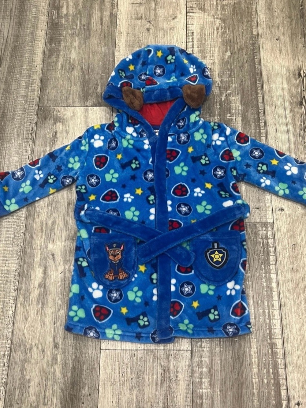Paw Patrol Chase Kids Robe-Size 3Т